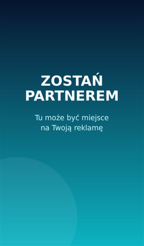 Reklama: Zostań partnerem — Tu może być miejsce na Twoją reklamę.